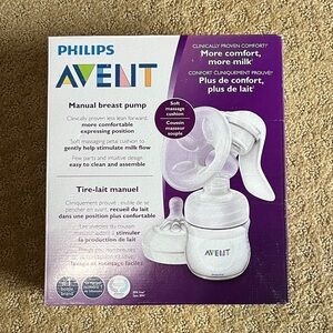 Philips Avent Comfort Breast Pump - Purple and White